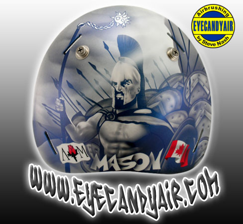 Chris Mason goalie mask by EYECANDYAIR