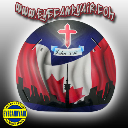 Ryan Munce norfolk admirals 2007-2008 custom painted Sportmask pro goalie mask by EYECANDYAIR