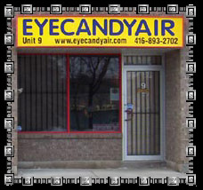 EYECANDYAIR front of shop