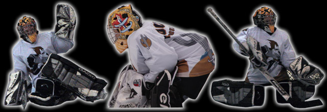 EYECANDYAIR Featured Goalie Airbrushed Painted Goalie Mask Customer