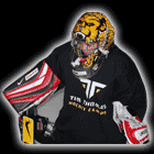 EYECANDYAIR airbrushed bear goalie mask design