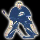 Aerosmiteh tribute airbrushed goalie mask painted by EYECANDYAIR