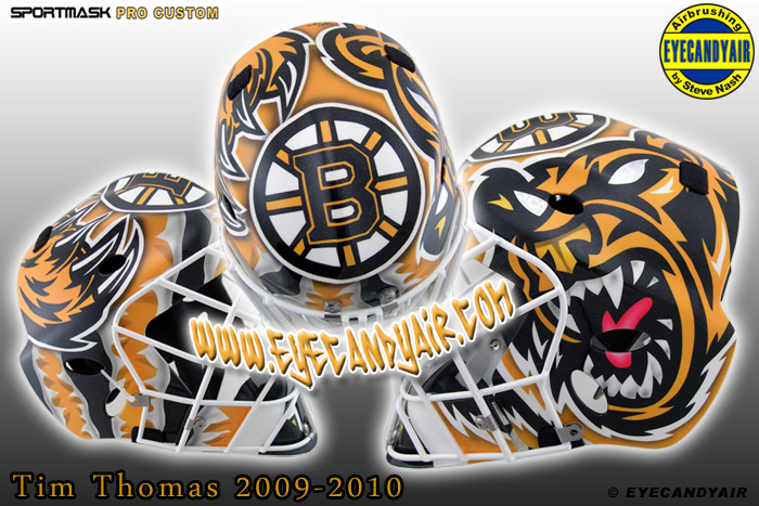 boston bruins bear pictures. 2010 Tim Thomas Boston Bruins