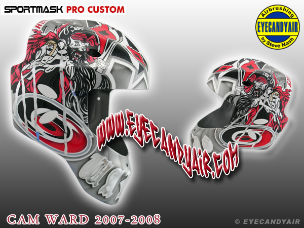 Cam Ward blackbeard Pirate Mask 2008 by EYECANDYAIR