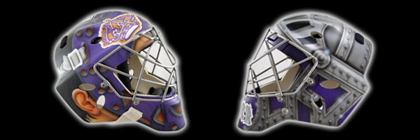 EYECANDYAIR Goalie Mask and Helmet Airbrush Design Services