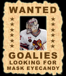 EYECANDYAIR Goalie Mask Airbrush Painting