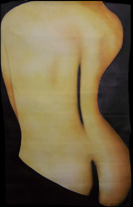 Airbrush on Canvass by EYECANDYAIR